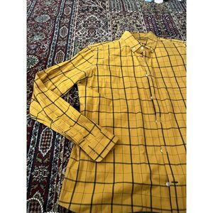 Gap Shirt‎ Men's Large Plaid Classic Fit Long Sleeve Classic Button Down